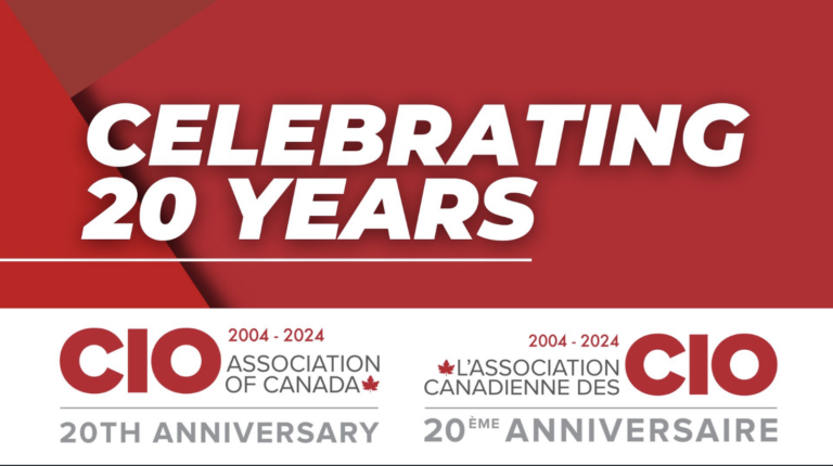 The CIO Association of Canada 20th anniversary Peer Forum celebrates growth and accomplishments